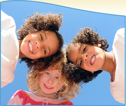 stock photo of 3 girls
